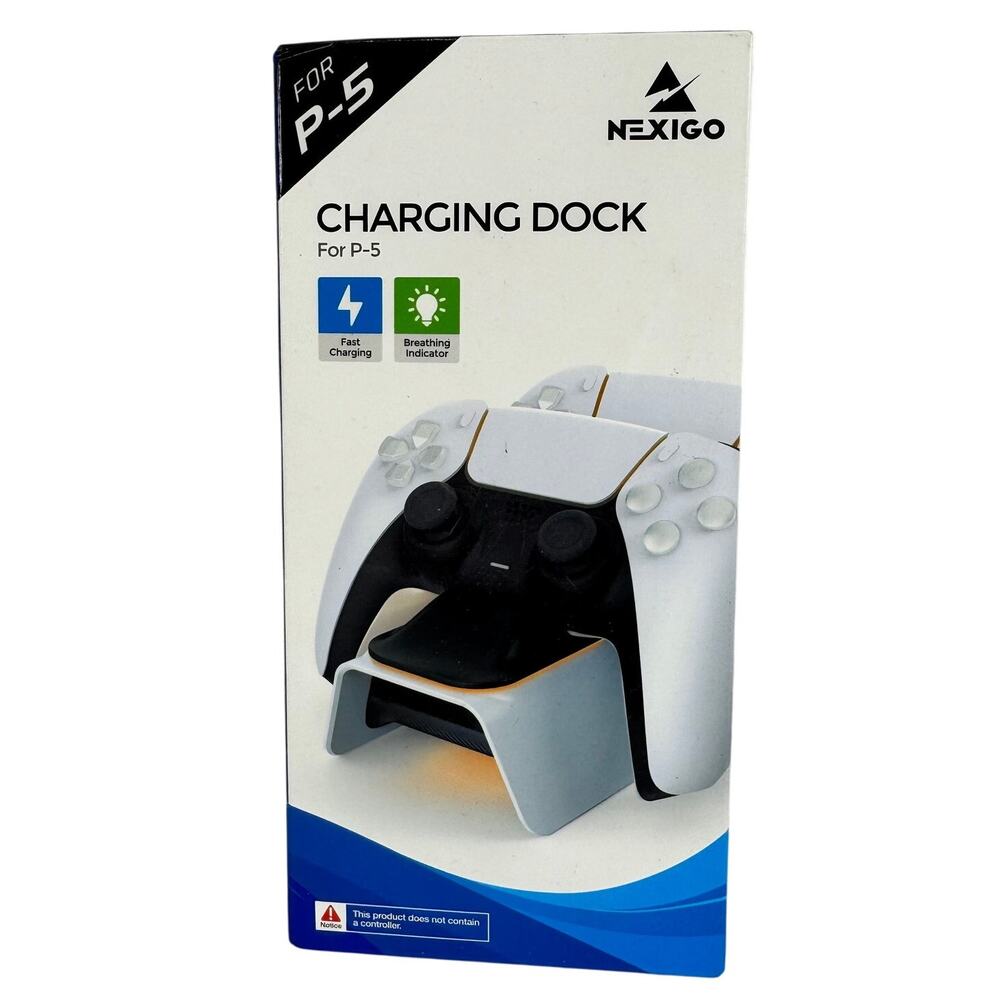 NexiGo Upgraded Dobe PS5 Controller Charger Playstation 5‎ Charging Station Dock